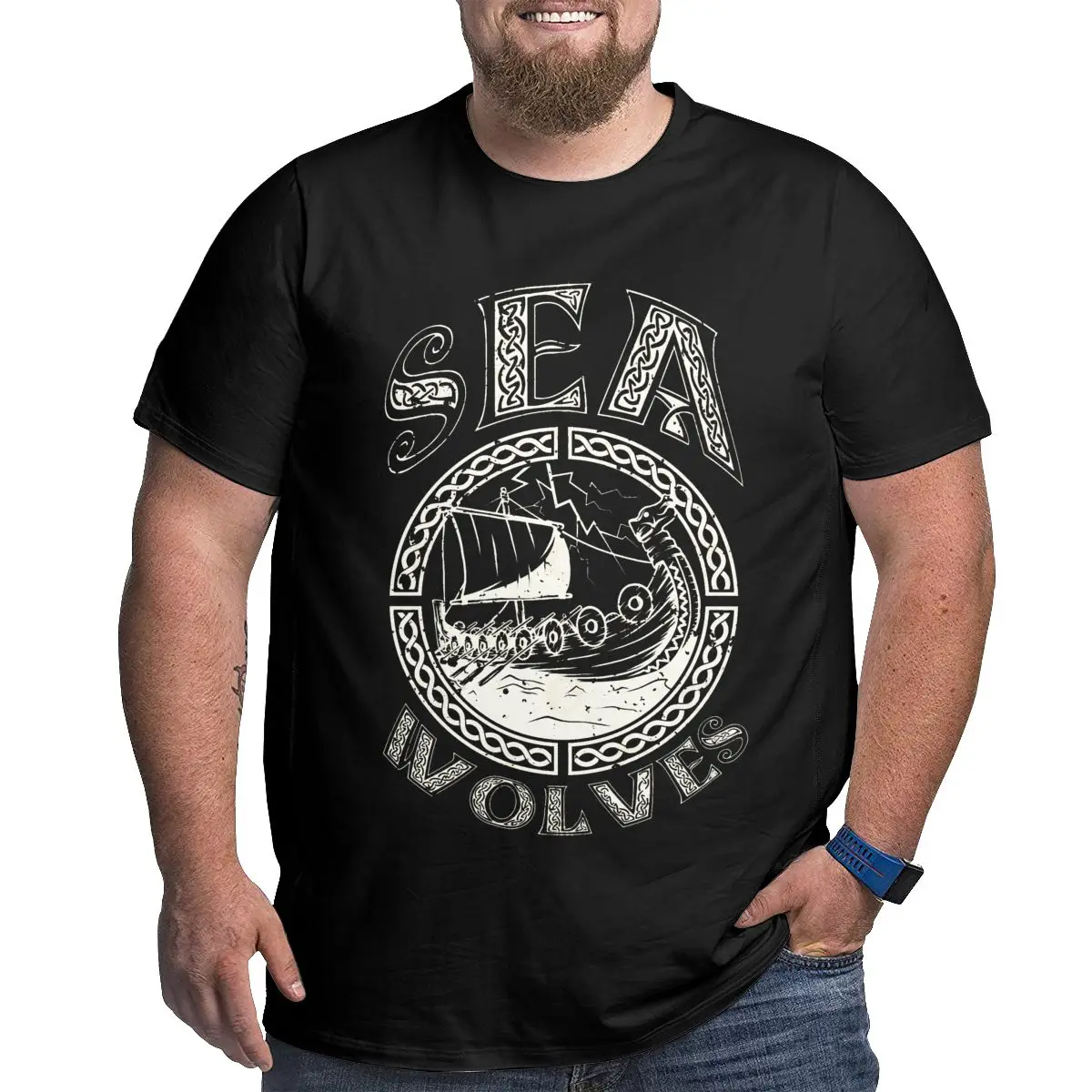 Big Size T-shirt Viking Sea Wolves Vikings Humor Graphic Vintage Loose Large Plus Size Tees Tops
Big Size T-shirt Viking Sea Wolves Vikings Humor Graphic Vintage Loose Large Plus Size Tees Tops