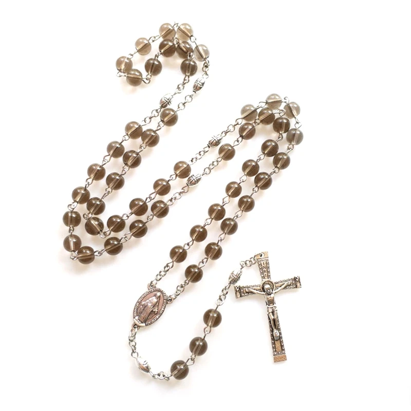 W3JA Round Beads Necklace Cranberry- Glass Beads Necklace Miraculous- Medal & Our Father Cross Present Gift for Boyfriend Men
W3JA Round Beads Necklace Cranberry- Glass Beads Necklace Miraculous- Medal & Our Father Cross Present Gift for Boyfriend Men