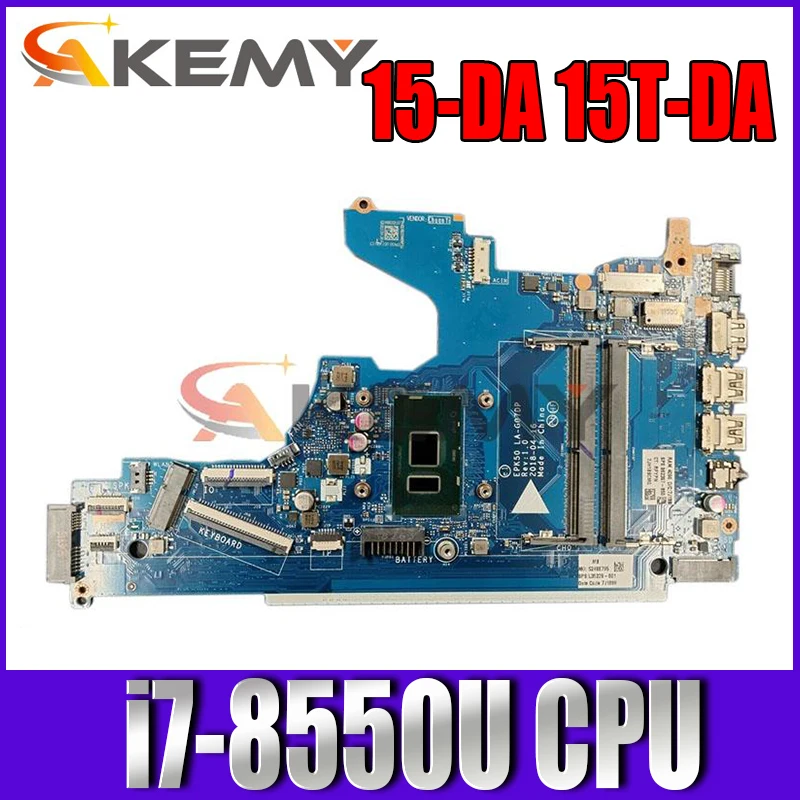 L20371-601 L20371-001 For HP 15-DA 15T-DA Laptop Motherboard EPK50 LA-G07DP LA-G07EP With i7-8550U DDR4 100% Fully Tested
L20371-601 L20371-001 For HP 15-DA 15T-DA Laptop Motherboard EPK50 LA-G07DP LA-G07EP With i7-8550U DDR4 100% Fully Tested