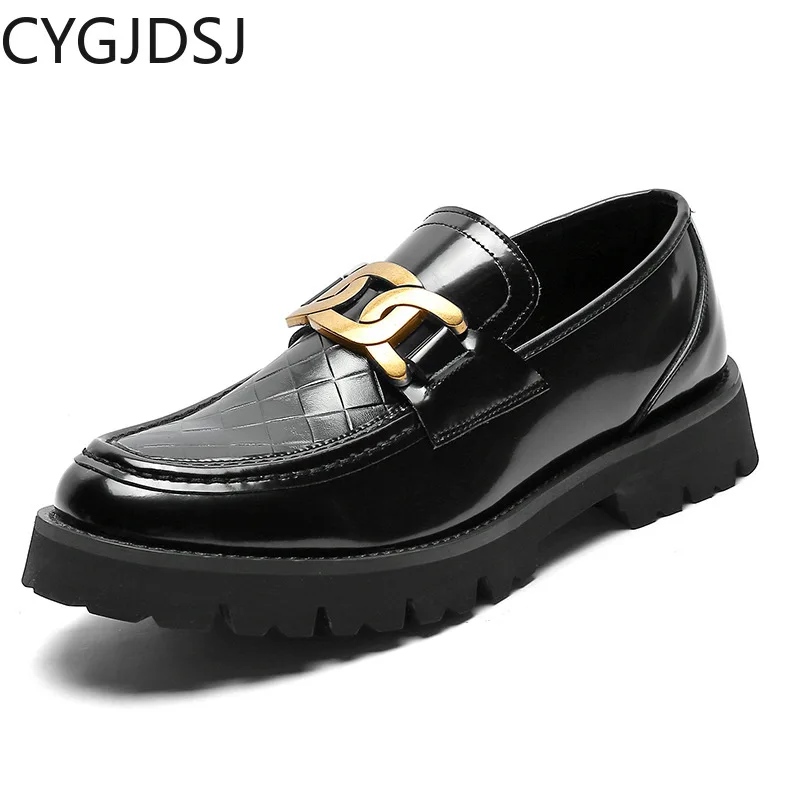 Casual Business Shoes Men Classic Loafers Men Dress Shoes Italian Chunky Party Shoes for Men 2023 Chaussures Homme Zapatillas
Casual Business Shoes Men Classic Loafers Men Dress Shoes Italian Chunky Party Shoes for Men 2023 Chaussures Homme Zapatillas