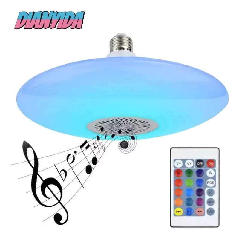 20~24W/48W LED Music Lamp Wireless Bluetooth Speaker Bulb E27 RGB White Smart Led Ceiling Light Remote Control For Home Lighting
20~24W/48W LED Music Lamp Wireless Bluetooth Speaker Bulb E27 RGB White Smart Led Ceiling Light Remote Control For Home Lighting