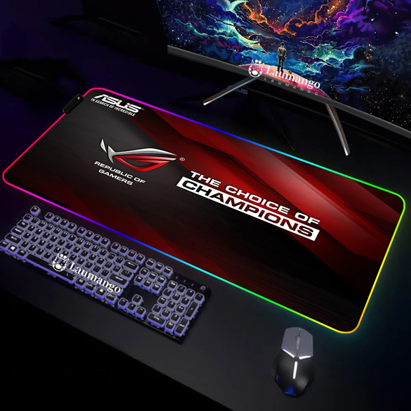 Большой RGB-коврик для мыши Asus Xxl, светящийся настольный протектор с проводной подсветкой, ПК, светодиодный коврик для мыши, игровой коврик дл...
Большой RGB-коврик для мыши Asus Xxl, светящийся настольный протектор с проводной подсветкой, ПК, светодиодный коврик для мыши, игровой коврик дл...