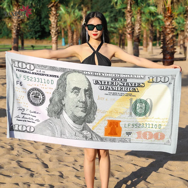 European Design Beach Towel Dollar/Euros Print Rectangular Sand-Free Microfiber Quick-Dry Bath Soft Sheet Beachside
European Design Beach Towel Dollar/Euros Print Rectangular Sand-Free Microfiber Quick-Dry Bath Soft Sheet Beachside