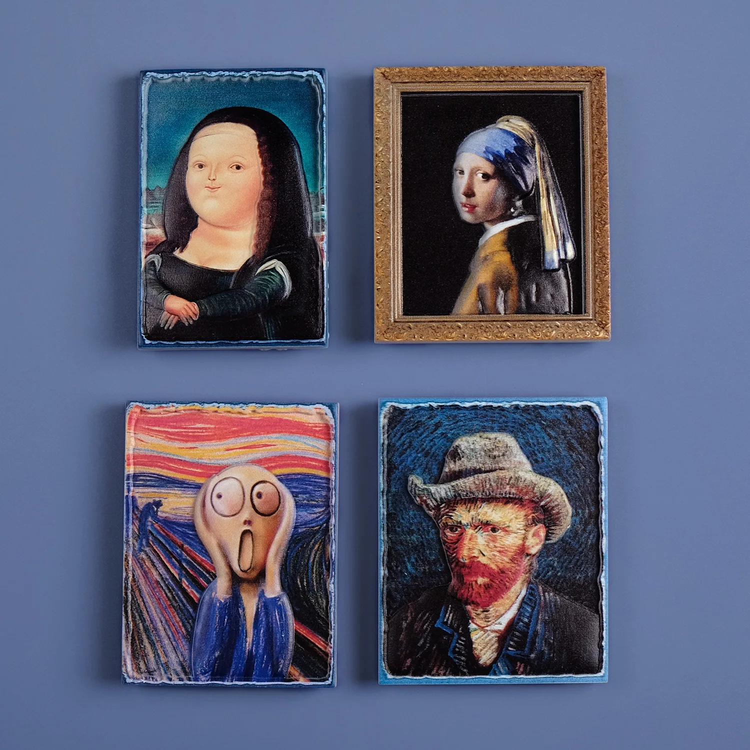 Van Gogh Mona Lisa Painting Picture Frame 3d Fridge Magnets Starry Sunflower Resin Fridge Sticker Magnetic Sticker Home Decor
Van Gogh Mona Lisa Painting Picture Frame 3d Fridge Magnets Starry Sunflower Resin Fridge Sticker Magnetic Sticker Home Decor