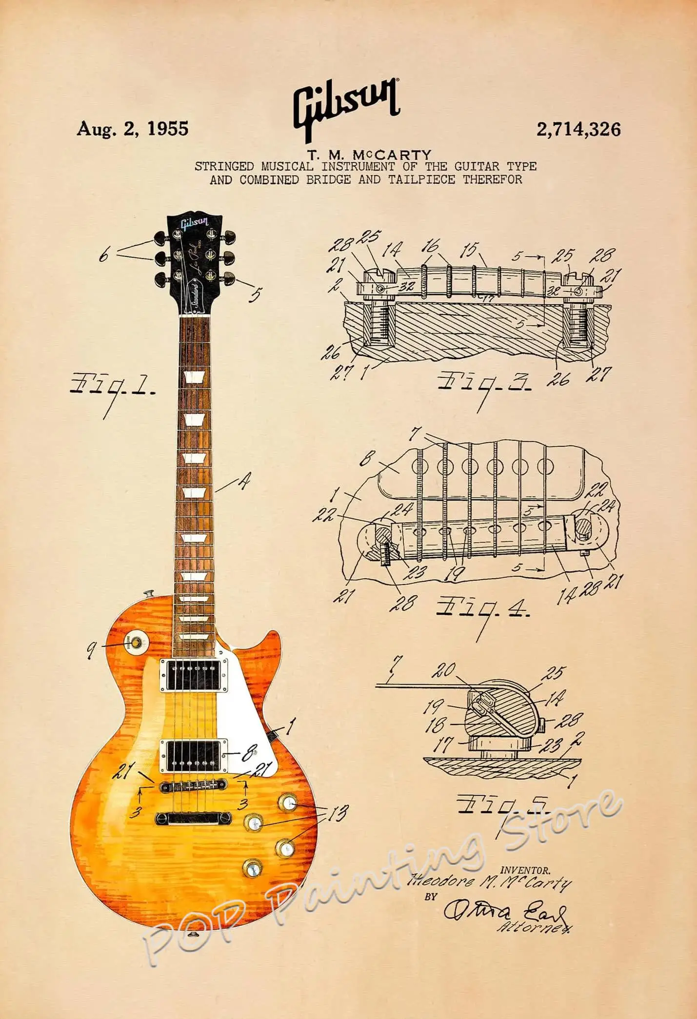 Печать на холсте "Винтажная электрогитара и барабан"
Печать на холсте "Винтажная электрогитара и барабан"
