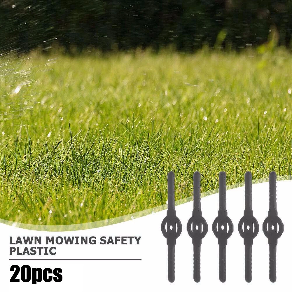 20pcs Grass Trimmer Blades Plastic Replacement For Electric Cordless Grass Trimmer Strimmer Tool Lawn Mower Blades
20pcs Grass Trimmer Blades Plastic Replacement For Electric Cordless Grass Trimmer Strimmer Tool Lawn Mower Blades