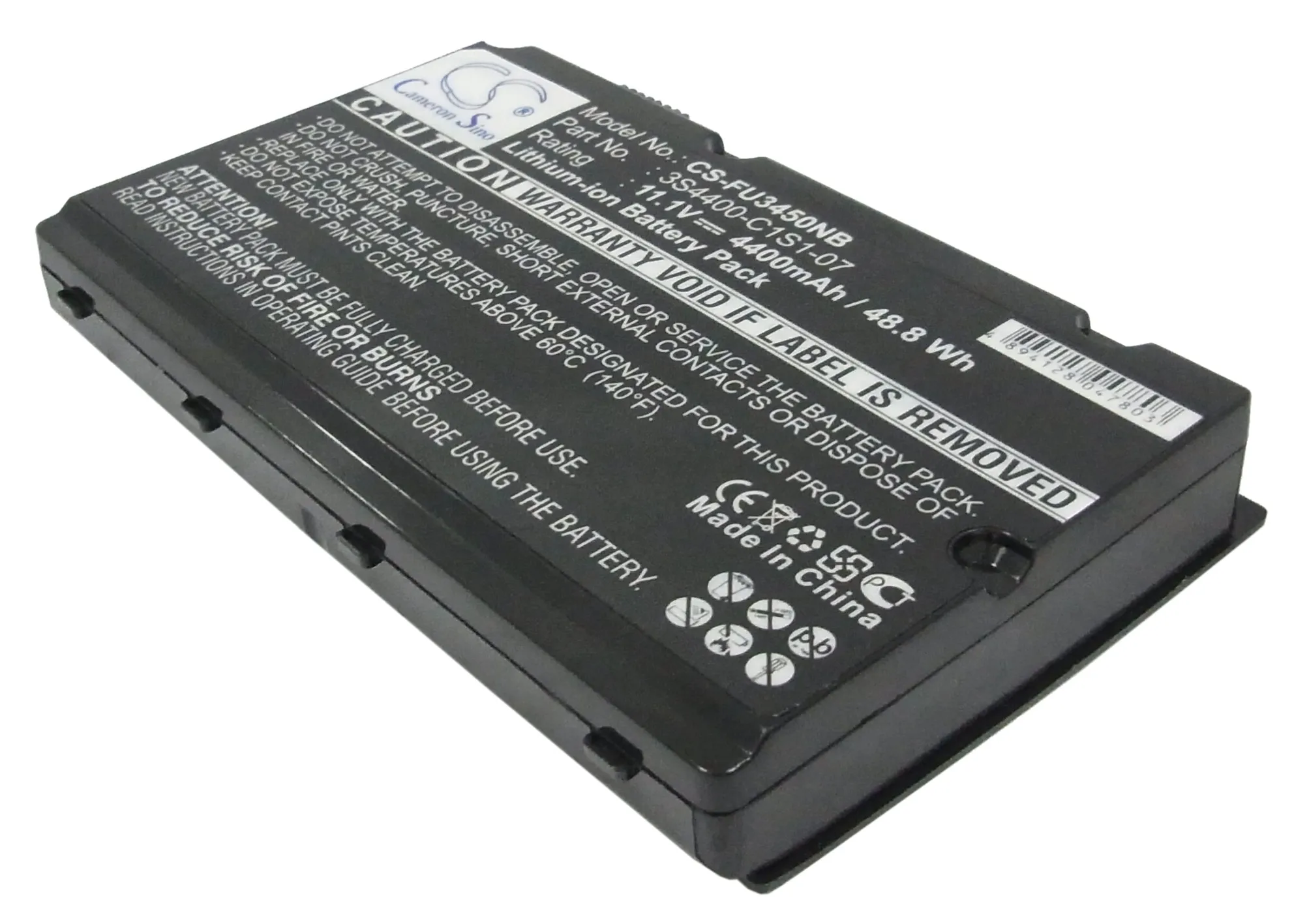 CS 4400mAh battery for Fujitsu Amilo Pi3450, Amilo Pi3525, Amilo Pi3540 3S4400-C1S1-07, 3S4400-G1L3-07 
CS 4400mAh battery for Fujitsu Amilo Pi3450, Amilo Pi3525, Amilo Pi3540 3S4400-C1S1-07, 3S4400-G1L3-07