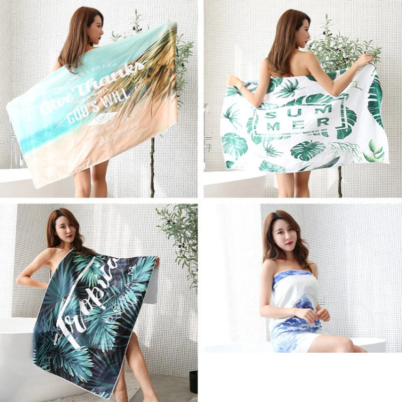 Kawaii 75*150cm Microfiber Beach Towel Digital Printing Quick Dry Swimming Bath Towel Double Sided Velvet Beach Towel
Kawaii 75*150cm Microfiber Beach Towel Digital Printing Quick Dry Swimming Bath Towel Double Sided Velvet Beach Towel