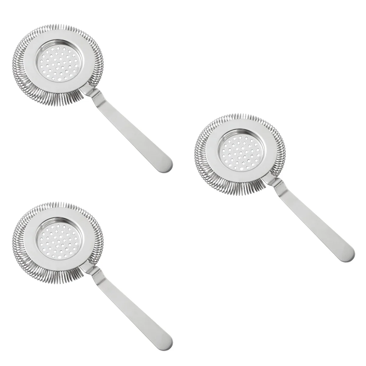 3pcs Stainless Steel Cocktail Strainer Filter Barware Bar Supply for Bartenders and Mixologists (Silver)
3pcs Stainless Steel Cocktail Strainer Filter Barware Bar Supply for Bartenders and Mixologists (Silver)
