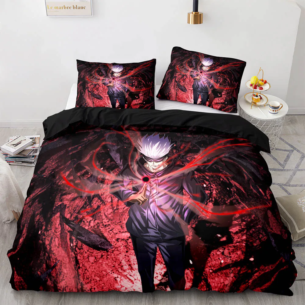 Jujutsu Kaisen Bedding Set Single Twin King Size Anime Bed Set Aldult Kawaii Kid Bedroom Duvetcover Sets 3D Anime Full Queen
Jujutsu Kaisen Bedding Set Single Twin King Size Anime Bed Set Aldult Kawaii Kid Bedroom Duvetcover Sets 3D Anime Full Queen