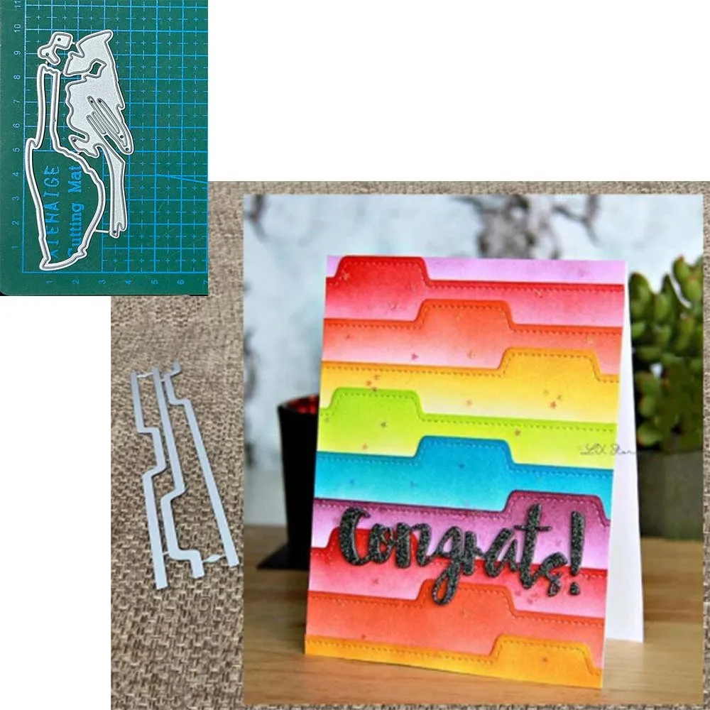 Metal Cutting Dies stencil mold Stitched Tabs decoration scrapbook Album Paper Card Craft Blade Punch Cut Embossing die cuts
Metal Cutting Dies stencil mold Stitched Tabs decoration scrapbook Album Paper Card Craft Blade Punch Cut Embossing die cuts