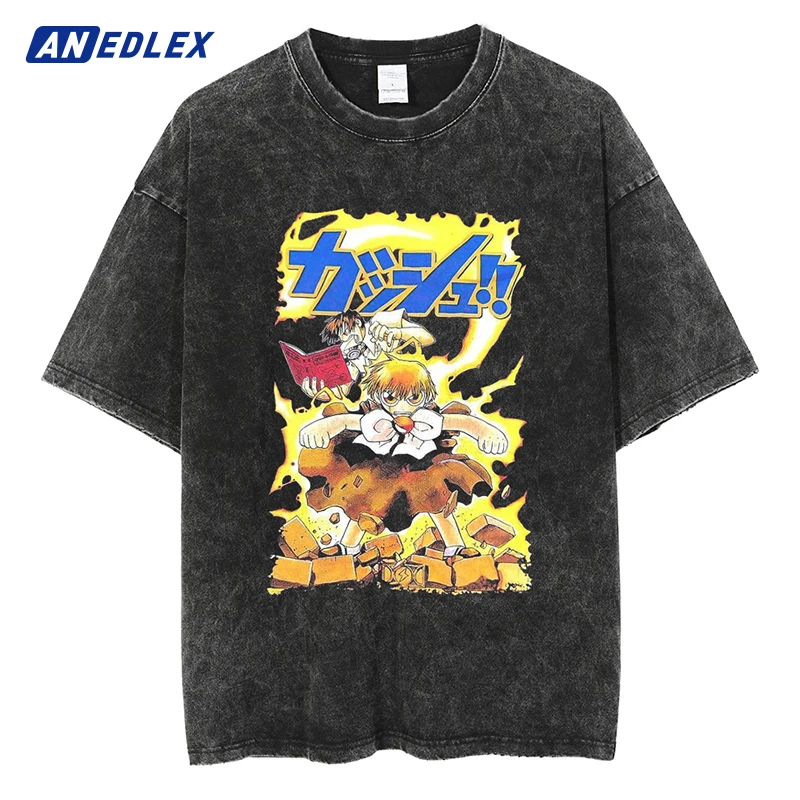 Men Hip Hop Streetwear Tshirt Washed Black Ripped Vintage Japanese Anime Graphic T-Shirt Summer Short Sleeve Cartoon Cotton Tops
Men Hip Hop Streetwear Tshirt Washed Black Ripped Vintage Japanese Anime Graphic T-Shirt Summer Short Sleeve Cartoon Cotton Tops