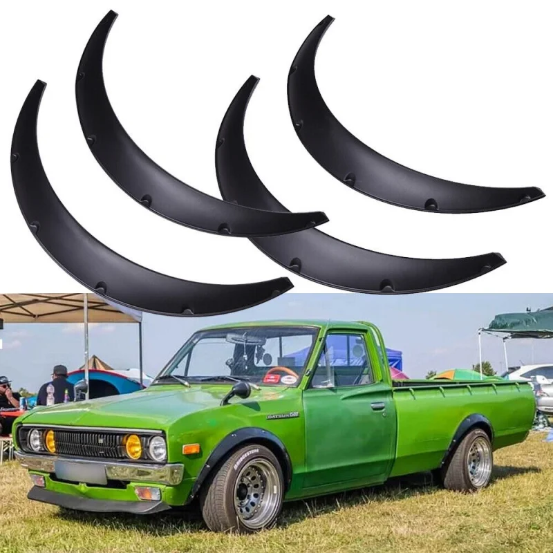 3.5";/4.5"; Fender Flares For Datsun 620 Pickup Flexible Extra Wide Body Kit Wheel
3.5";/4.5"; Fender Flares For Datsun 620 Pickup Flexible Extra Wide Body Kit Wheel