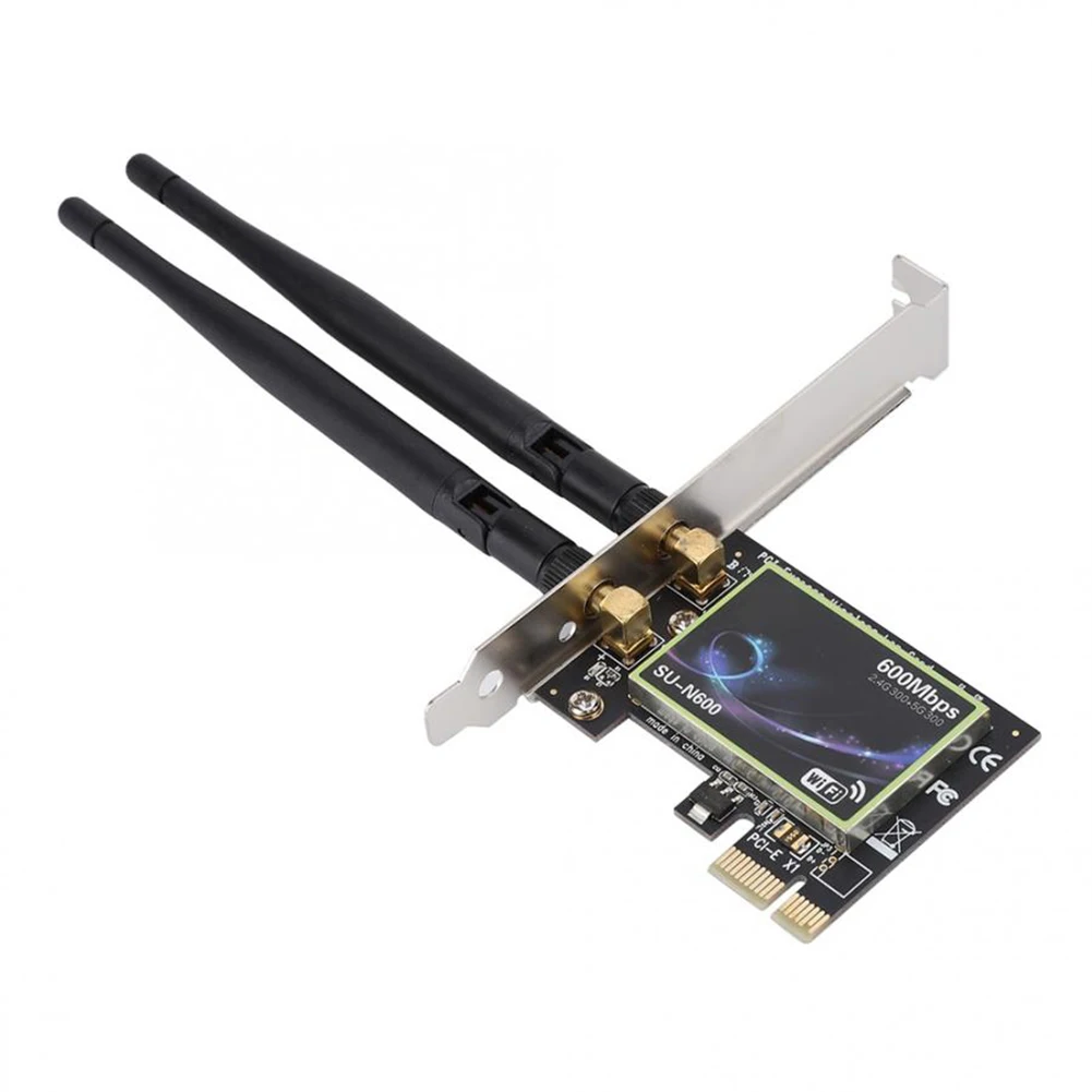 SU-N600 Двухдиапазонная 600 Мбит/с PCI Express Беспроводная Gigabit Ethernet Сетевая карта
SU-N600 Двухдиапазонная 600 Мбит/с PCI Express Беспроводная Gigabit Ethernet Сетевая карта