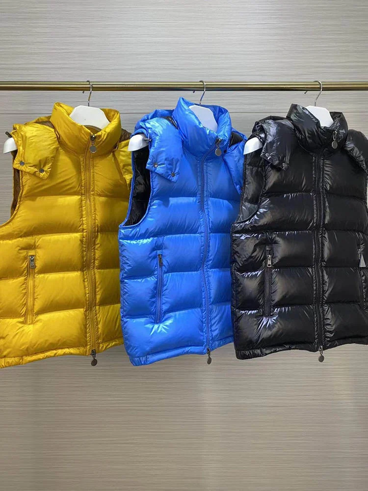 Bodywarmer Warm Mens Autumn Winter Hooded Waterproof Down Vest Sleeveless Puffer Jacket Male Feather Waistcoat ZN141
Bodywarmer Warm Mens Autumn Winter Hooded Waterproof Down Vest Sleeveless Puffer Jacket Male Feather Waistcoat ZN141