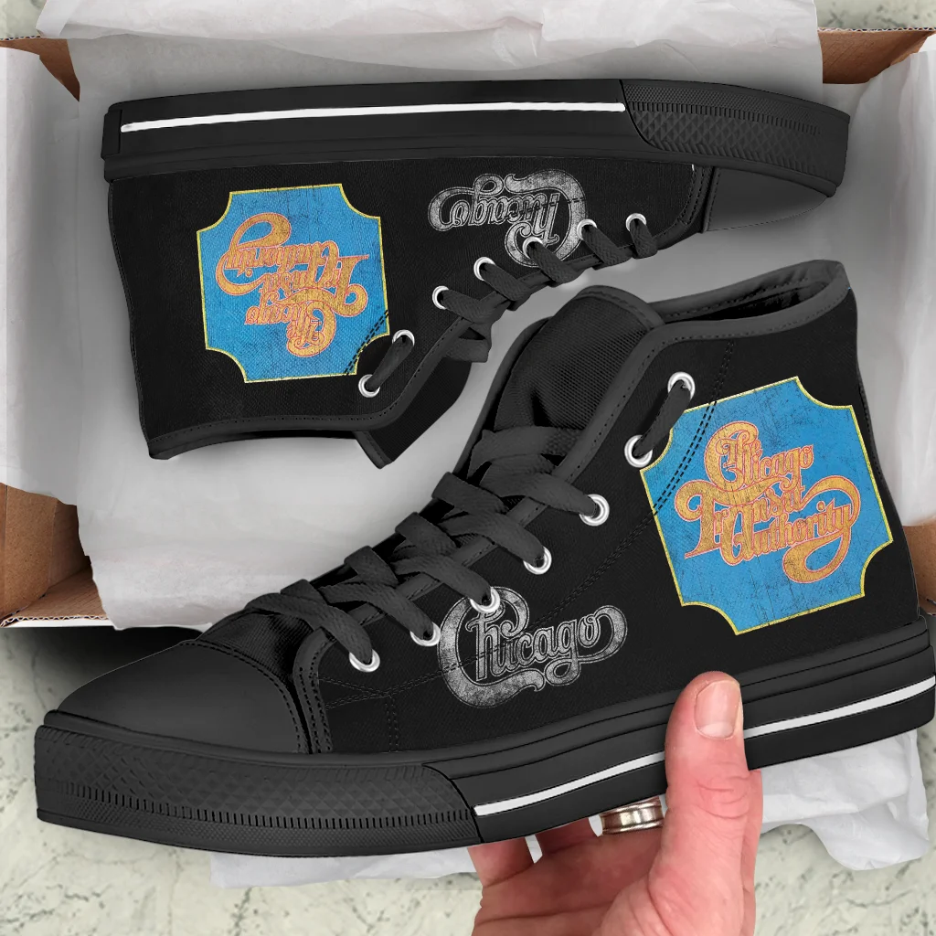 Hot Cool Chicago Band Man Woman High Quality Canvas Shoes Lightweight Fashion Sneakers Casual High Top Board Shoes Running Shoes
Hot Cool Chicago Band Man Woman High Quality Canvas Shoes Lightweight Fashion Sneakers Casual High Top Board Shoes Running Shoes