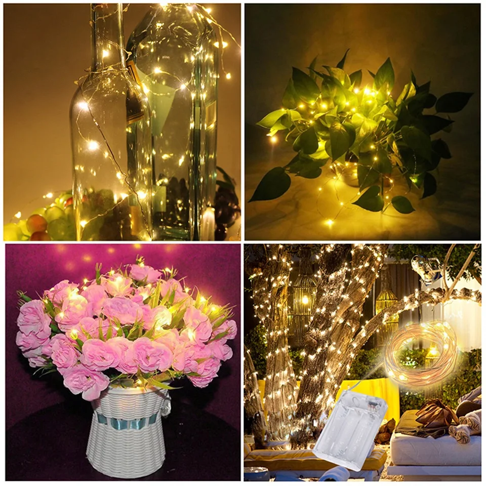 Luminous Lighting LED Waterproof Copper Wire Fairy String Light Christmas Valentine's Birthday Party Garland Atmosphere Lighting
Luminous Lighting LED Waterproof Copper Wire Fairy String Light Christmas Valentine's Birthday Party Garland Atmosphere Lighting
