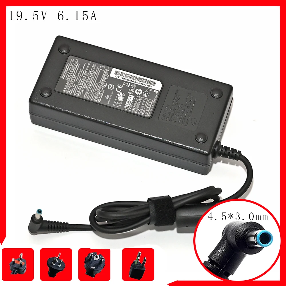 19.5V 6.15A 120W Ac Power Adapter for Hp Envy Pavilion Touchsmart Sleekbook 15 15t 17 M6 M7 Charger for Hp Envy 15 17 Laptop 
19.5V 6.15A 120W Ac Power Adapter for Hp Envy Pavilion Touchsmart Sleekbook 15 15t 17 M6 M7 Charger for Hp Envy 15 17 Laptop