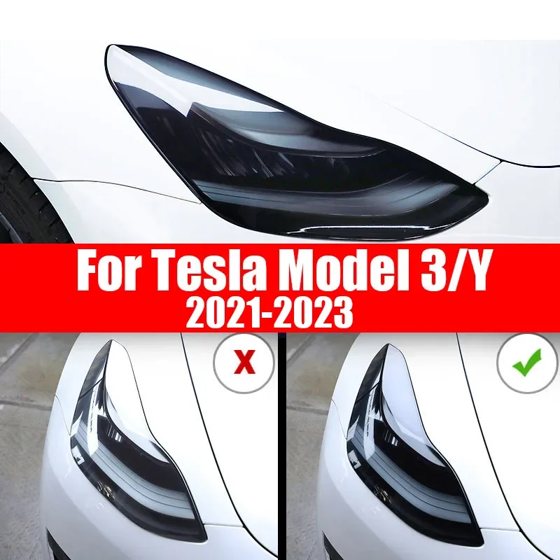 Headlamp Car Styling Sticker For Tesla Model 3 Y 2021-2023 Headlamps TPU Smoke Black Headlights Protector Film Accessories
Headlamp Car Styling Sticker For Tesla Model 3 Y 2021-2023 Headlamps TPU Smoke Black Headlights Protector Film Accessories