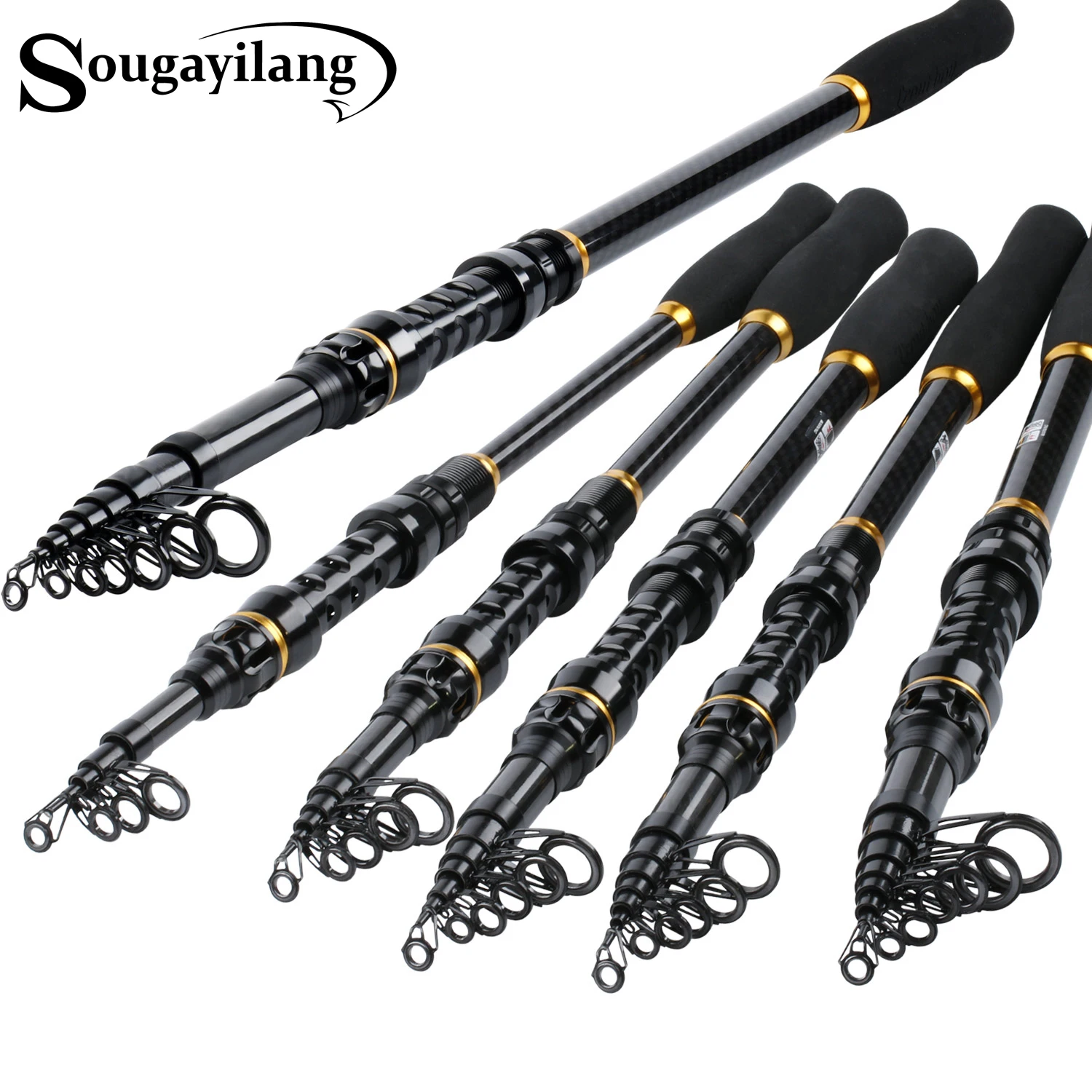 Удочка телескопическая из углеродного волокна, 1,8-3,0 м, 6-9 секций
Удочка телескопическая из углеродного волокна, 1,8-3,0 м, 6-9 секций