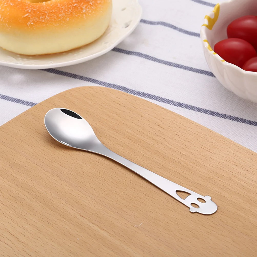 5 Pcs Stainless Steel Spoon Creative Smile Face Tea Spoon Coffee Spoons (14X2.8CM) 
5 Pcs Stainless Steel Spoon Creative Smile Face Tea Spoon Coffee Spoons (14X2.8CM)