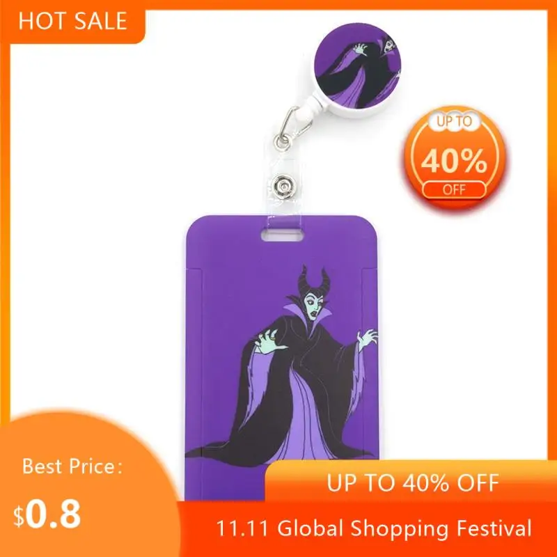 Maleficent Cute Card Cover Clip Lanyard Retractable Student Nurse Badge Reel Clip Cartoon ID Card Badge Holder accessories
Maleficent Cute Card Cover Clip Lanyard Retractable Student Nurse Badge Reel Clip Cartoon ID Card Badge Holder accessories