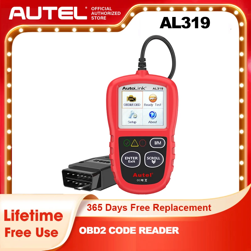Autel AL319 OBD2 Code Reader Автомобильный диагностический инструмент View Freeze Frame Data OBDII сканер Автомобильный
Autel AL319 OBD2 Code Reader Автомобильный диагностический инструмент View Freeze Frame Data OBDII сканер Автомобильный