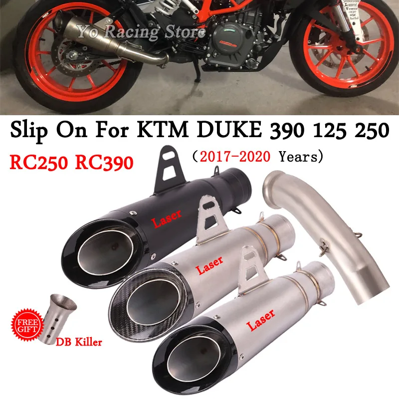 For KTM DUKE 390 250 125 RC390 RC250 17 - 20 Years Motorcycle Exhaust Escape Modify Mid Link Pipe Connecting 51mm Moto Muffler
For KTM DUKE 390 250 125 RC390 RC250 17 - 20 Years Motorcycle Exhaust Escape Modify Mid Link Pipe Connecting 51mm Moto Muffler