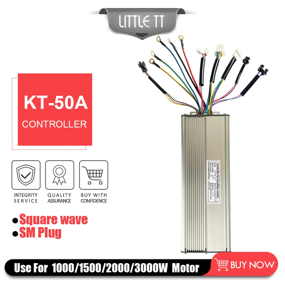 48V KT-50A Ebike Square Controller With Light Line For 1000W-3000W Brushless Motor Power Booster Modification Accessories
48V KT-50A Ebike Square Controller With Light Line For 1000W-3000W Brushless Motor Power Booster Modification Accessories
