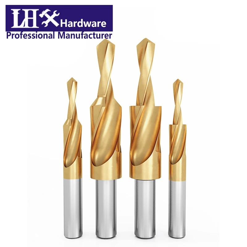 Two Stage Step Drill Bit Cobalt-containing Stainless Countersunk Head Screw Bit Twist Drill Step Countersink Drill YP355 Dd
Two Stage Step Drill Bit Cobalt-containing Stainless Countersunk Head Screw Bit Twist Drill Step Countersink Drill YP355 Dd