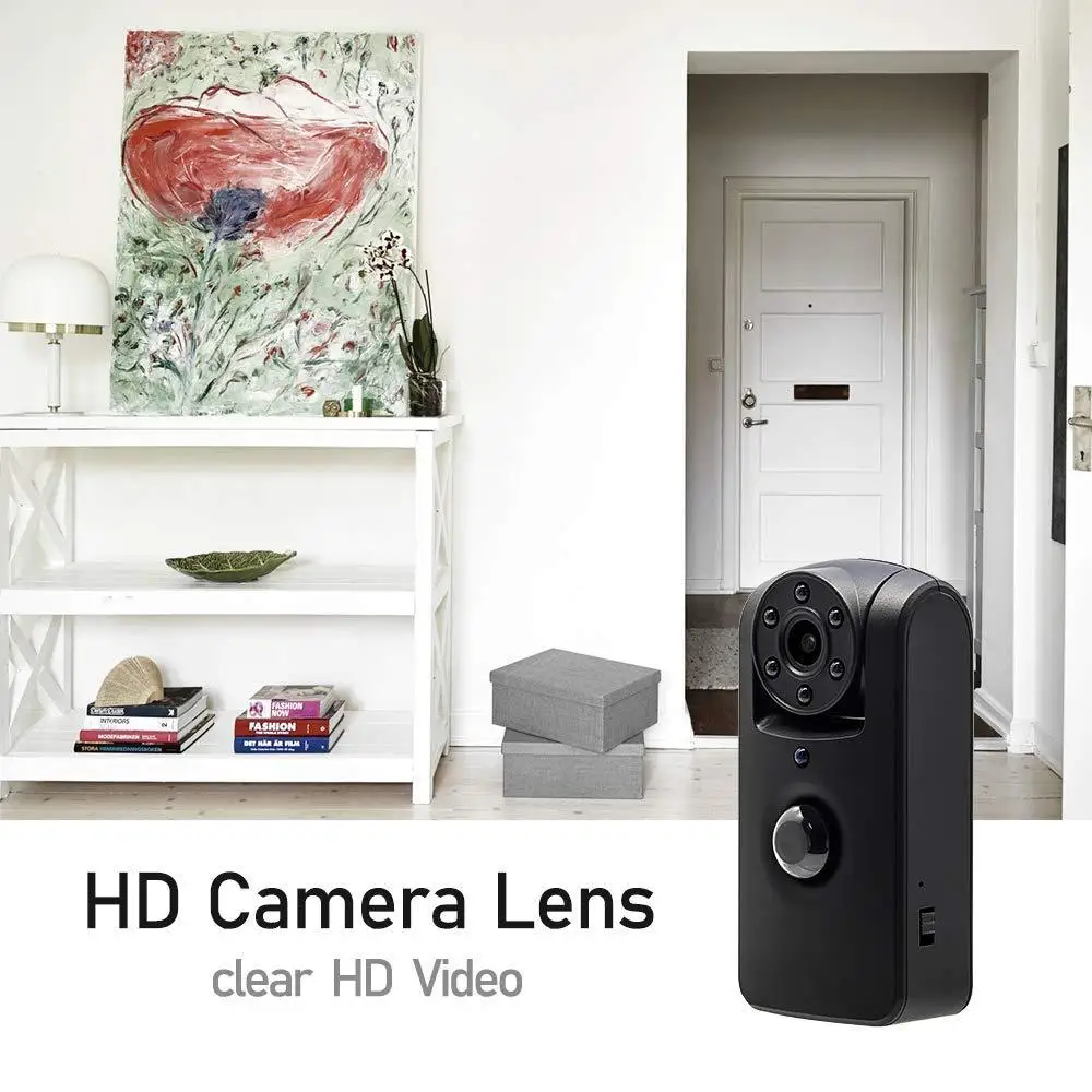 Mini Camera Ultra Small Camcorder Portable Video Recorder PIR Motion Detection IR Night Vision Rotation Wide Angle 140 Degrees
Mini Camera Ultra Small Camcorder Portable Video Recorder PIR Motion Detection IR Night Vision Rotation Wide Angle 140 Degrees