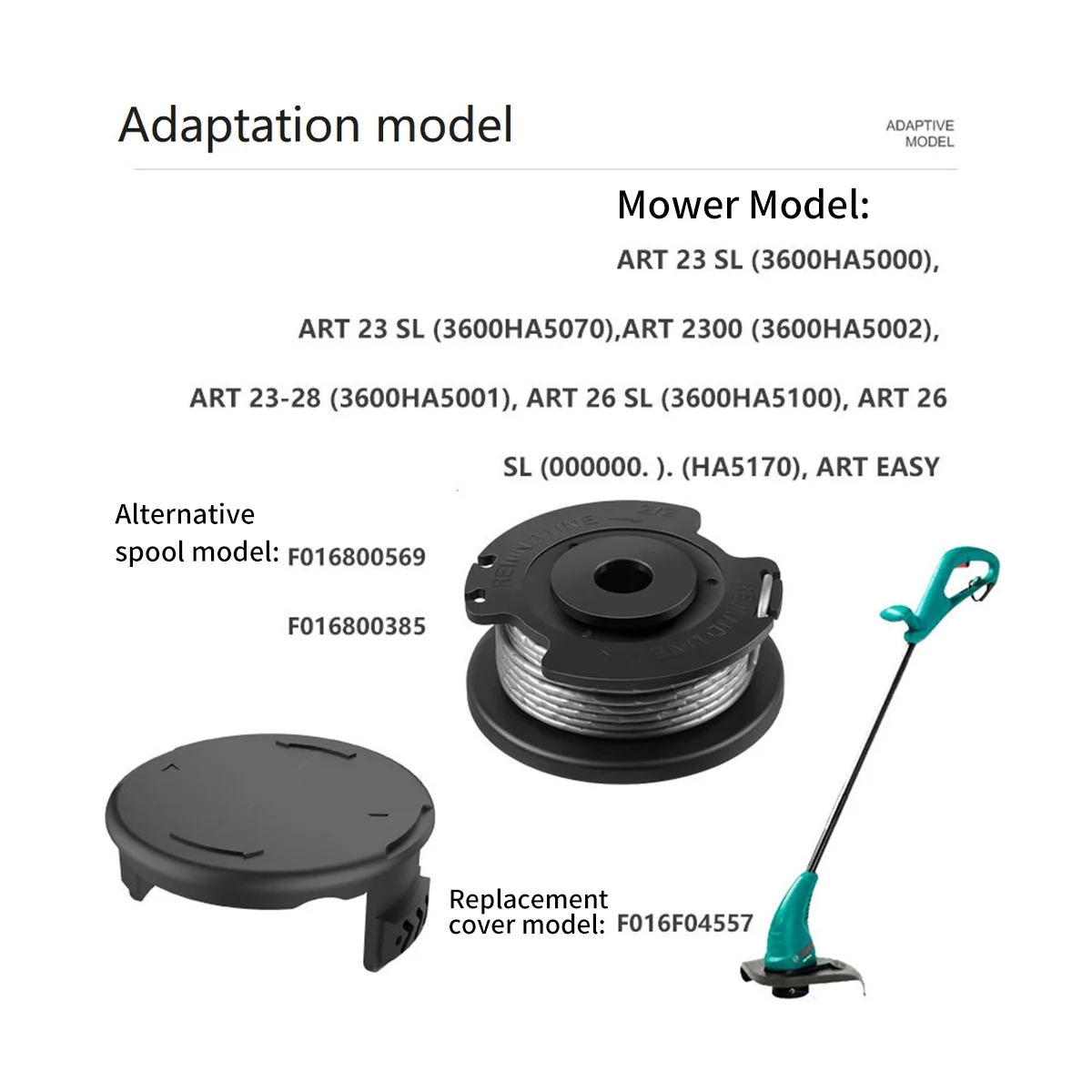 8 Packs for Bosch Mowing Accessories F016800569/F016800385 Replacement Spool Mowing Head
8 Packs for Bosch Mowing Accessories F016800569/F016800385 Replacement Spool Mowing Head