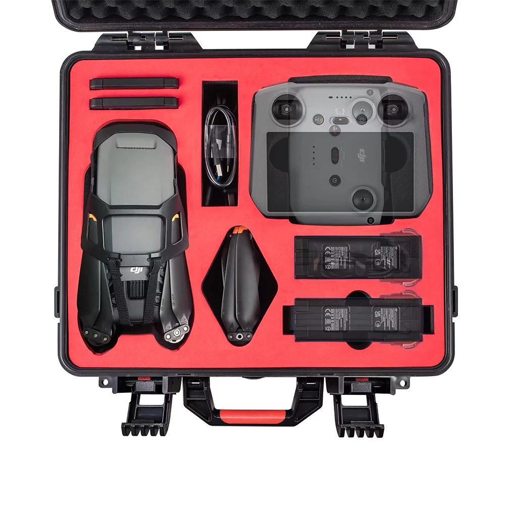 Портативный чехол для хранения для DJI Mavic 3, классические аксессуары для дрона, чехол для костюма, жесткий чехол из АБС-пластика, водонепроницаемый чехол для DJI RC
Портативный чехол для хранения для DJI Mavic 3, классические аксессуары для дрона, чехол для костюма, жесткий чехол из АБС-пластика, водонепроницаемый чехол для DJI RC