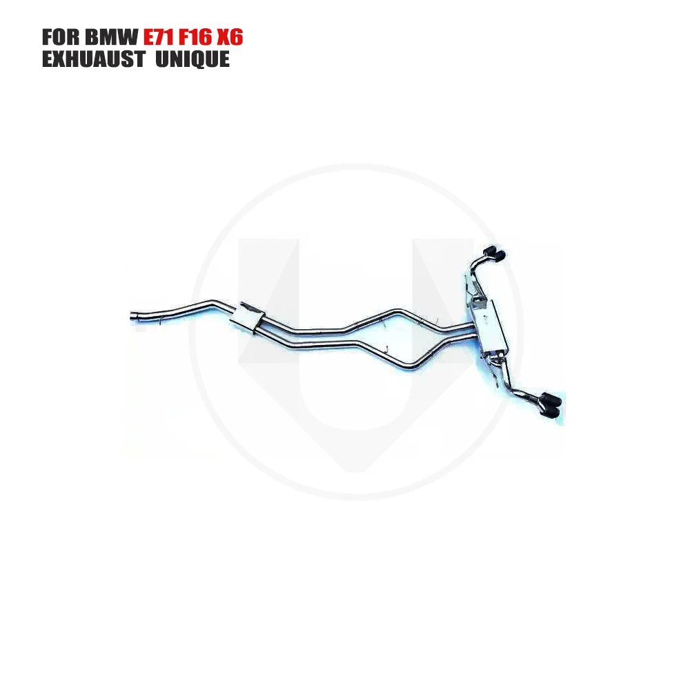 UNIQUE Stainless Steel Exhaust System Manifold is Suitable for BMW E71 F16 X6 Auto Modified Valve Muffler Downpipe With Catalyst
UNIQUE Stainless Steel Exhaust System Manifold is Suitable for BMW E71 F16 X6 Auto Modified Valve Muffler Downpipe With Catalyst
