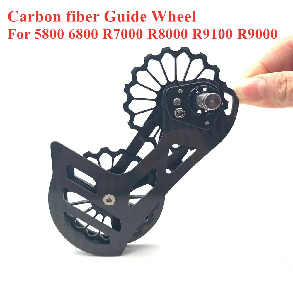Bicycle Carbon Fiber Ceramic Rear Derailleur 17T Pulley Guide Wheel For R5800 R6800 R7000 R8000 R9100 R9000 Bicycle Accessories
Bicycle Carbon Fiber Ceramic Rear Derailleur 17T Pulley Guide Wheel For R5800 R6800 R7000 R8000 R9100 R9000 Bicycle Accessories