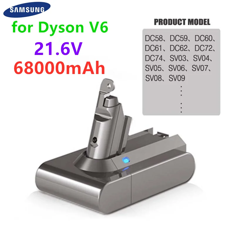 2022 новый литий-ионный аккумулятор Dyson V6 38000 мАч 21,6 в для Dyson V6 DC58 DC59 DC61 DC62 DC74 SV07 SV03 SV09
2022 новый литий-ионный аккумулятор Dyson V6 38000 мАч 21,6 в для Dyson V6 DC58 DC59 DC61 DC62 DC74 SV07 SV03 SV09