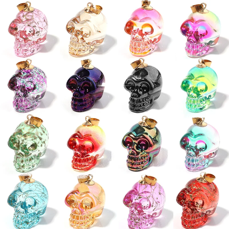 1PCS Lampwork Skull Pendant Colorful Lampwork Necklace Accessories For Women Jewelry DIY Making Gifts Wholesale
1PCS Lampwork Skull Pendant Colorful Lampwork Necklace Accessories For Women Jewelry DIY Making Gifts Wholesale