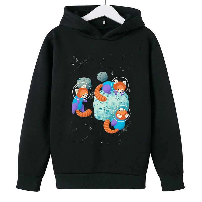 New Casual Hoodies Red Space Pandas Classic Fashion Children Printed Sweatshirts Streetwear Boy Girl Kids Pullover Tops 2022 
New Casual Hoodies Red Space Pandas Classic Fashion Children Printed Sweatshirts Streetwear Boy Girl Kids Pullover Tops 2022