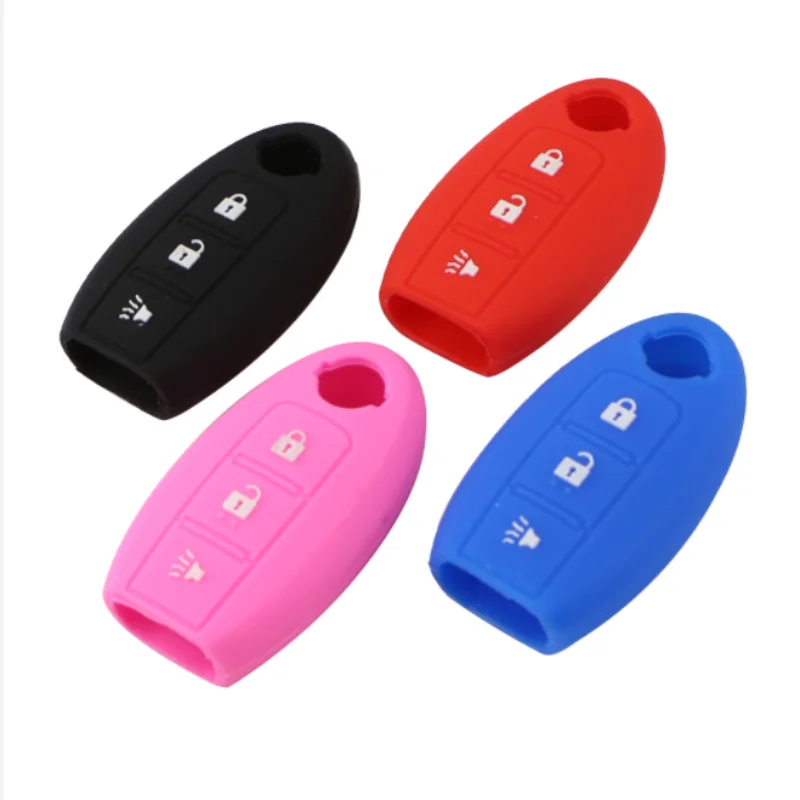 Color My Life Silica Gel Car Key Protection Cover Key Holder Case for Nissan X-trail Xtrail Rogue T32 2014 - 2020 Accessoriess 
Color My Life Silica Gel Car Key Protection Cover Key Holder Case for Nissan X-trail Xtrail Rogue T32 2014 - 2020 Accessoriess