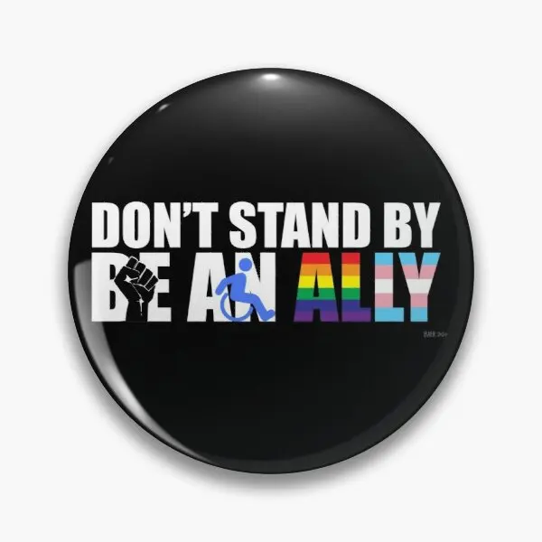 Ally't Stand By Be An Ally For Soft Button Pin Badge, забавный воротник, женская шляпа, милая одежда, любимая Модная бижутерия, креативный
Ally't Stand By Be An Ally For Soft Button Pin Badge, забавный воротник, женская шляпа, милая одежда, любимая Модная бижутерия, креативный