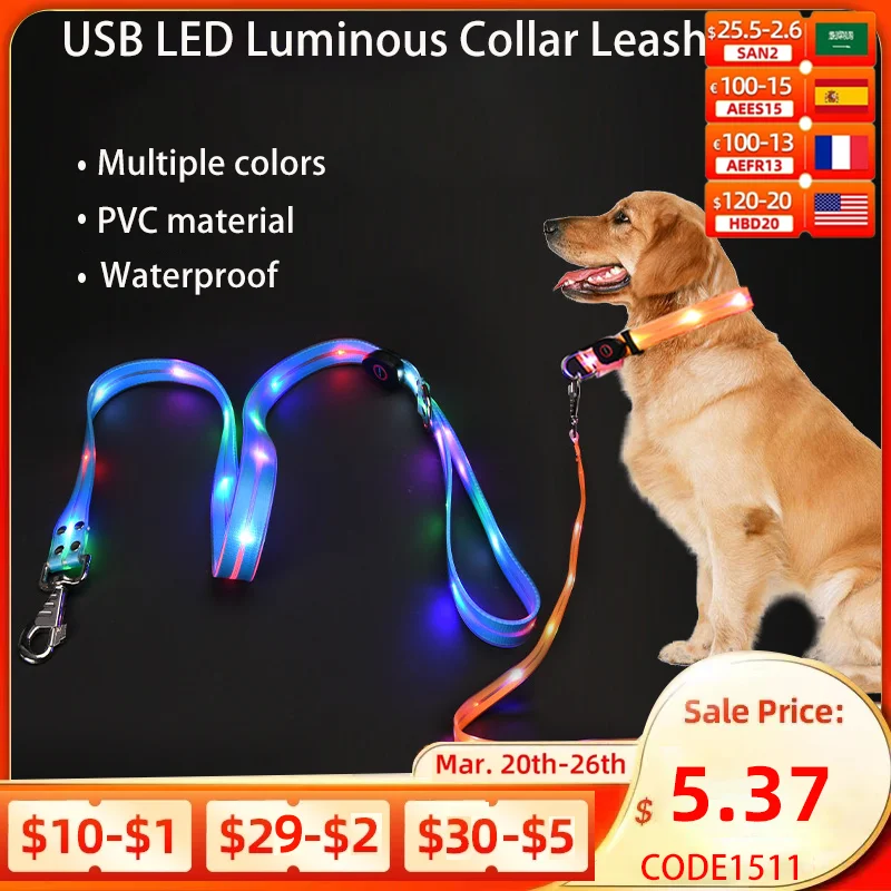 Светодиодная подсветка, безопасный поводок для прогулок, USB-перезаряжаемый Регулируемый для большого, среднего и маленького питомца, элект...
Светодиодная подсветка, безопасный поводок для прогулок, USB-перезаряжаемый Регулируемый для большого, среднего и маленького питомца, элект...