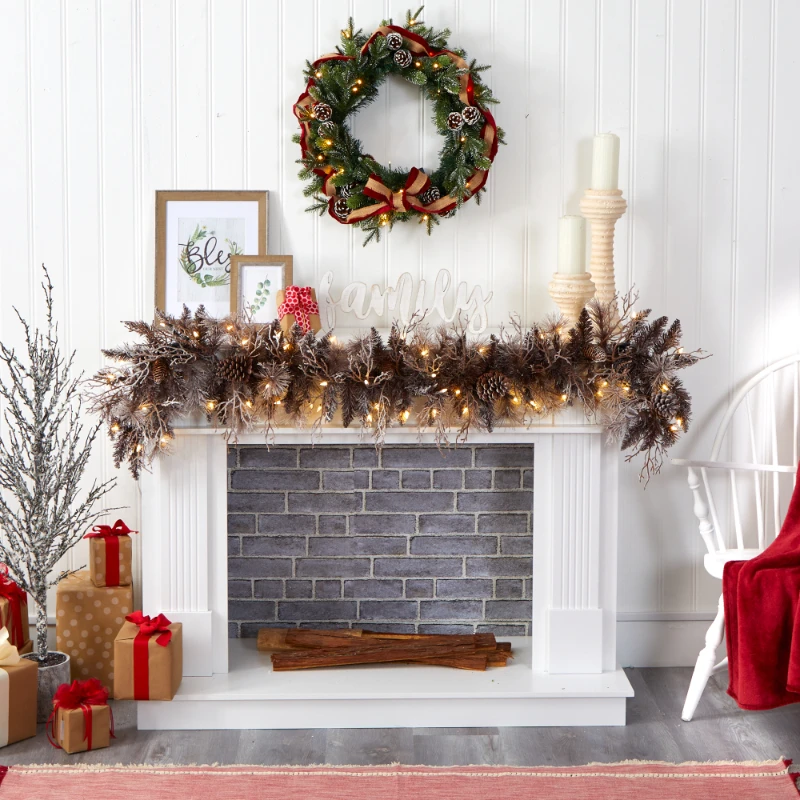 Prelit LED Flocked Artificial Christmas Garland Wreaths Leis hawaii necklace Eucalyptus garland Hoop garland table Leis Mini wre
Prelit LED Flocked Artificial Christmas Garland Wreaths Leis hawaii necklace Eucalyptus garland Hoop garland table Leis Mini wre