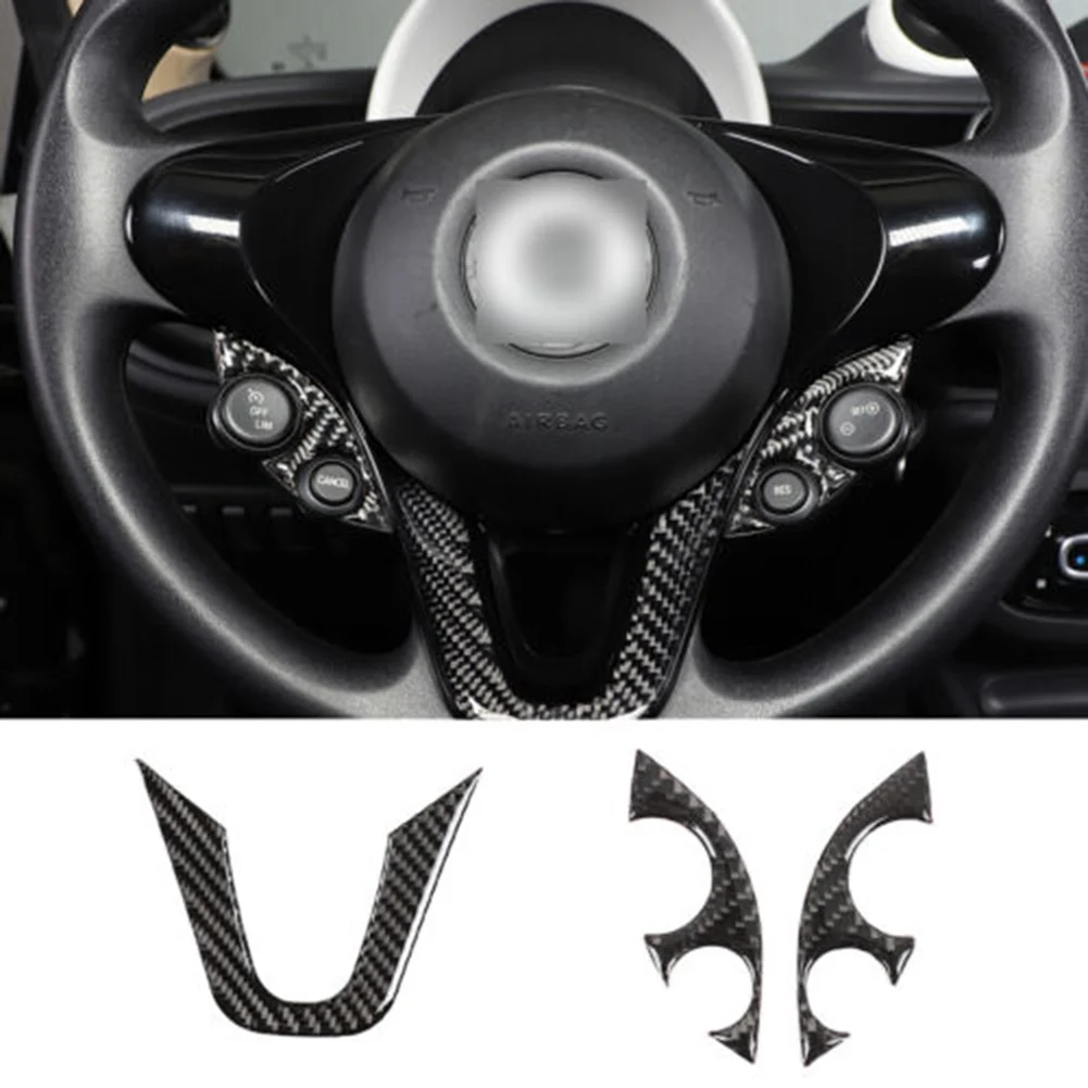 Carbon Fiber Steering Wheel Button Sticker For Smart Fortwo 453 2016 2017 2018 2019 2020 2021 Car Interior Accessories
Carbon Fiber Steering Wheel Button Sticker For Smart Fortwo 453 2016 2017 2018 2019 2020 2021 Car Interior Accessories