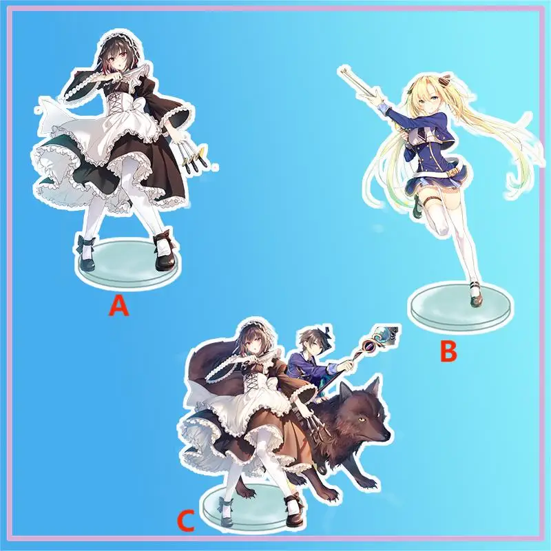 Anime Stand Demon's sword master of excalibur school Phillet Elfine Acrylic Figure Display Desktop Decoration 15cm
Anime Stand Demon's sword master of excalibur school Phillet Elfine Acrylic Figure Display Desktop Decoration 15cm
