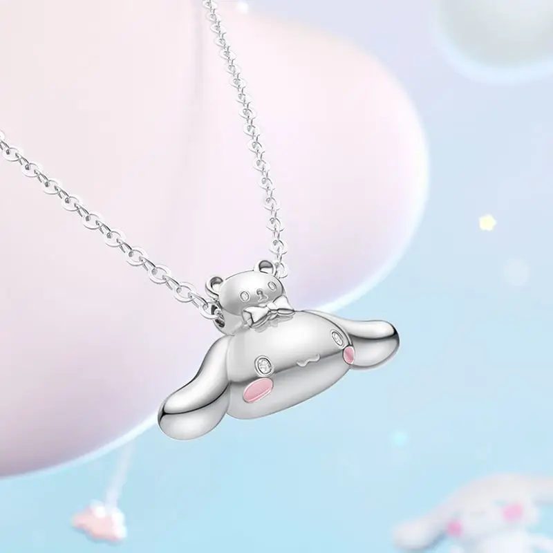 Kawaii Mymelody Cinnamorol Pendant Necklace Silver Girls Neck Jewelry Cute Anime Decorations Girlfriend Birthday Holiday Gift
Kawaii Mymelody Cinnamorol Pendant Necklace Silver Girls Neck Jewelry Cute Anime Decorations Girlfriend Birthday Holiday Gift