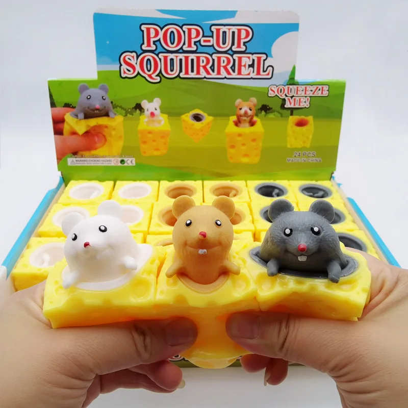 Cute Pop Up Mouse Squirrels Frogs Animals Squishy Squeeze Fidget Toys Decompression Stress Relief Funny Gifts for Kids Adults
Cute Pop Up Mouse Squirrels Frogs Animals Squishy Squeeze Fidget Toys Decompression Stress Relief Funny Gifts for Kids Adults
