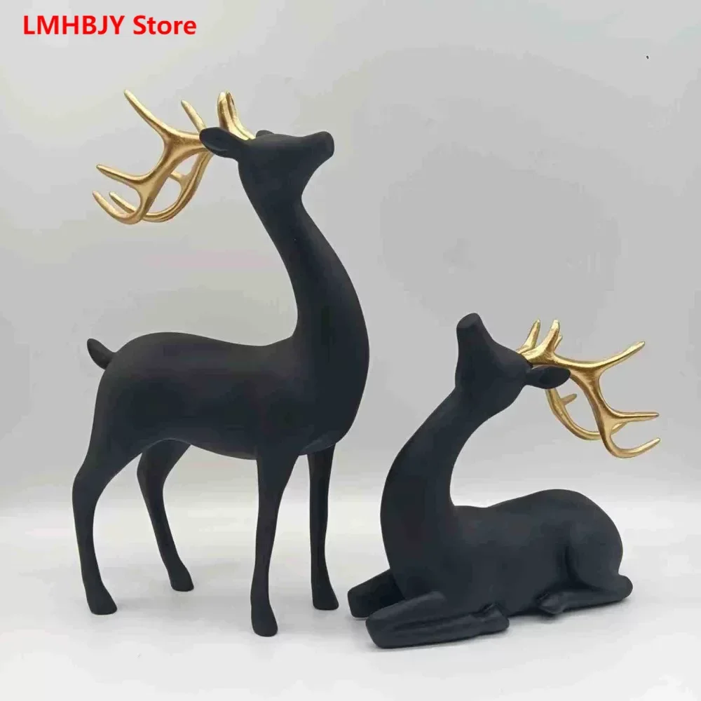 Modern Minimalist Elk Small Ornaments, Living Room TV Cabinet Wine Cabinet Bookcase Decoration Craft Gifts Black and White Deer
Modern Minimalist Elk Small Ornaments, Living Room TV Cabinet Wine Cabinet Bookcase Decoration Craft Gifts Black and White Deer