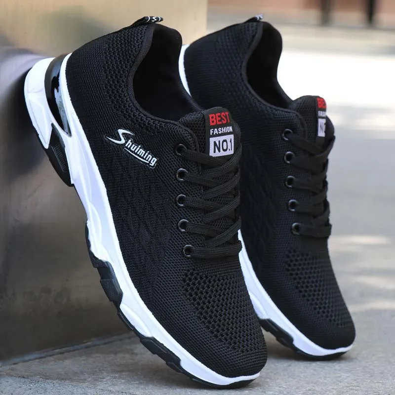 Men Sneakers Men Shoes Lightweight Running Shoes Man Casual Shoes Mens Sports Athletic Shoes Solid Black Trainers Size 39-44
Men Sneakers Men Shoes Lightweight Running Shoes Man Casual Shoes Mens Sports Athletic Shoes Solid Black Trainers Size 39-44