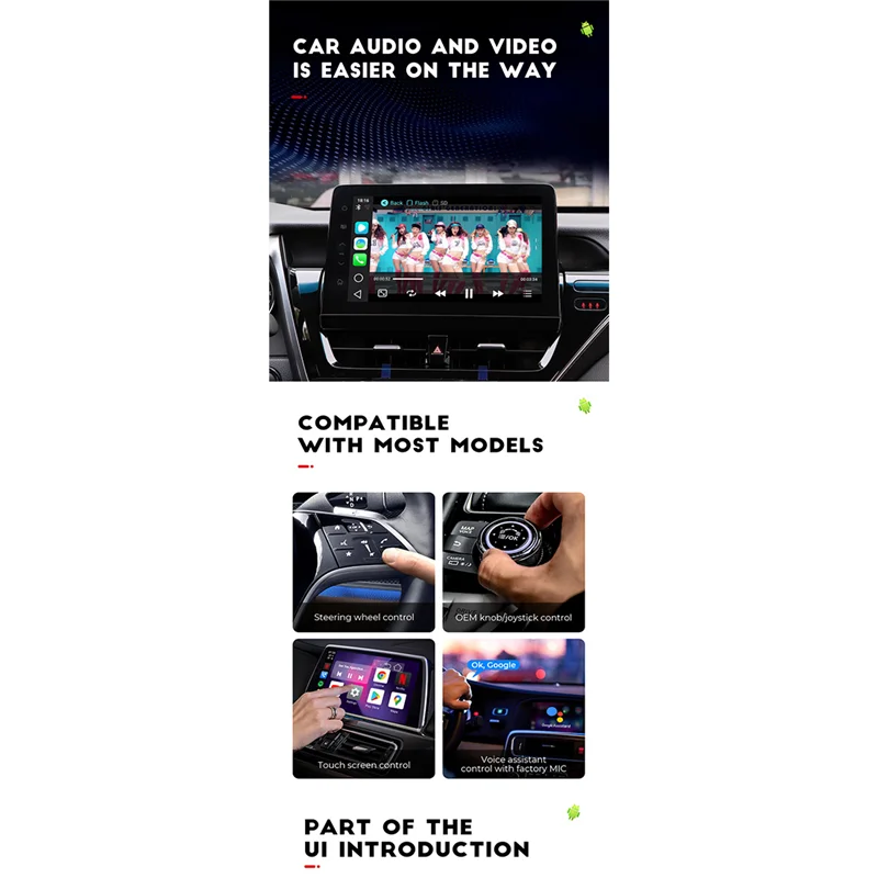 Carplay Ai Box Wireless Android 10.0 4-Core 4G+WIFI 2+32G Car Multimedia Player Audio GPS-Navigation EA Version
Carplay Ai Box Wireless Android 10.0 4-Core 4G+WIFI 2+32G Car Multimedia Player Audio GPS-Navigation EA Version