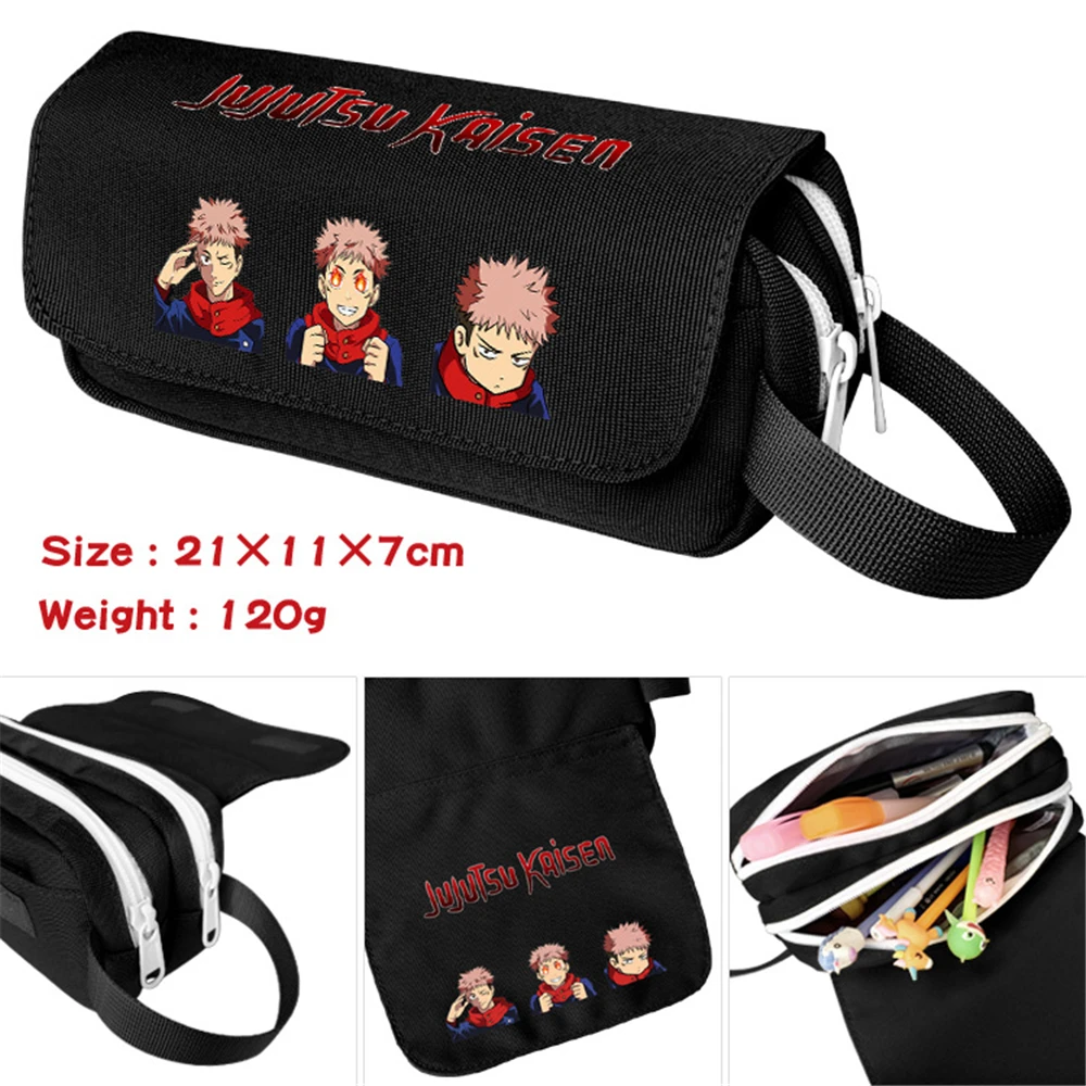 Anime Jujutsu Kaisen Nylon Pencil Case Zip Student Portable Penbag Cartoon Travel Women Makeupbag Cosmetic Bags Stationery Gift
Anime Jujutsu Kaisen Nylon Pencil Case Zip Student Portable Penbag Cartoon Travel Women Makeupbag Cosmetic Bags Stationery Gift